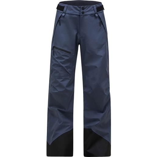 Peak Performance - pantaloni tecnici da sci - w vertical gore ombre blue per donne - taglia m, l - blu navy