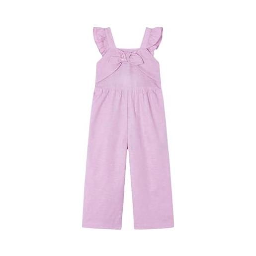 Mayoral jumpsuit lino per bambine e ragazze malva 4 anni (104cm)