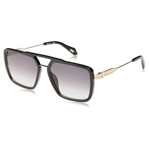 Just Cavalli sunglasses sjc040 total shiny black 58/17/145 uomo occhiali
