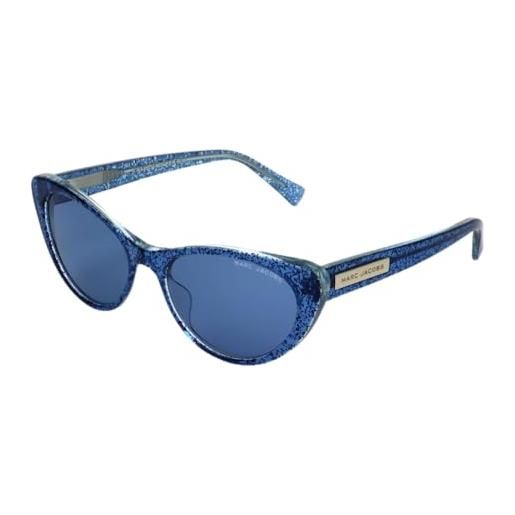 Marc Jacobs marc 425/s dxk/ku bl sunglasses unisex acetate, standard, 53 occhiali, glitter blue, donna