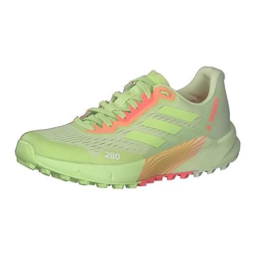 Adidas terrex agravic flow 2 w, sneaker donna, almost lime/pulse lime/turbo, 39 1/3 eu