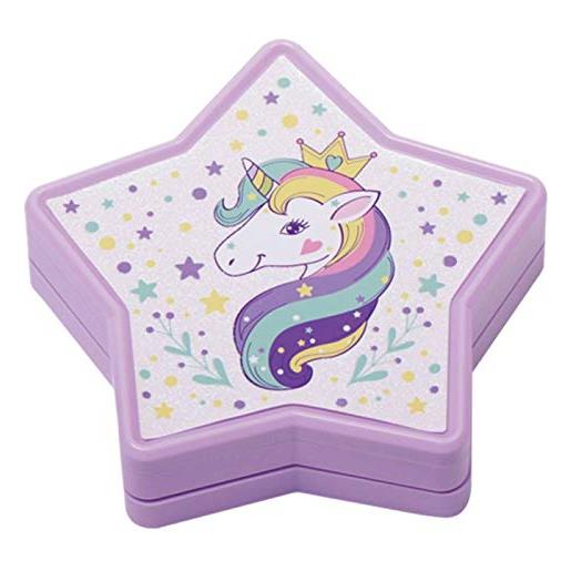Gloss! palette trucco per bambini - collezione star and unicorn - 200 ml