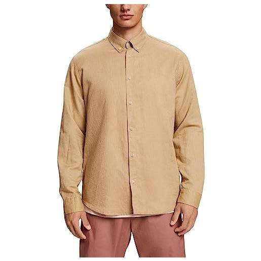 ESPRIT men's shirt , uomo, beige (beige), l