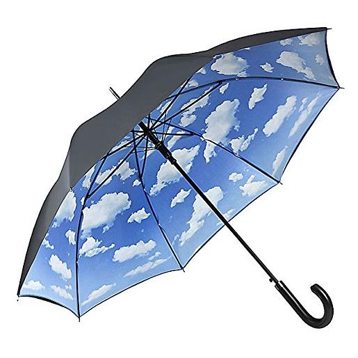 VON LILIENFELD® ombrello automatico stabile colorato doppio rivestimento cielo bavarese