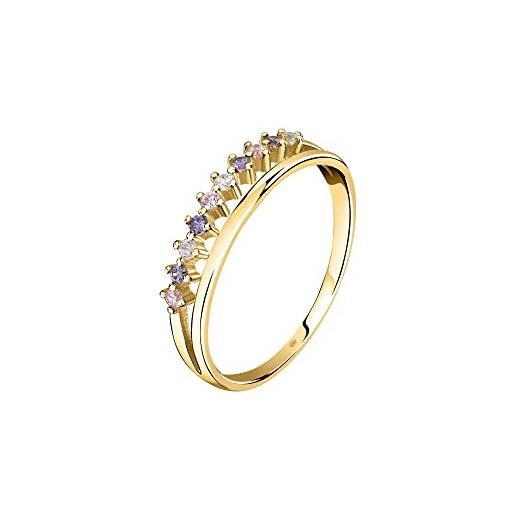 Bluespirit colorful anelli donna argento dorato 925% , zircone - p. 57u203000512_main