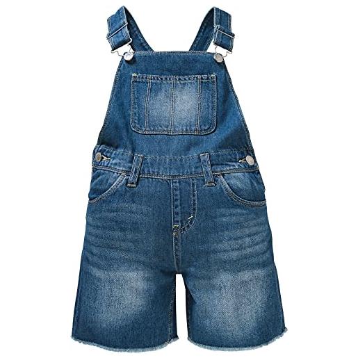 Levi's lvg railroad stripe shortall bambine e ragazze, basso giù, 16 anni