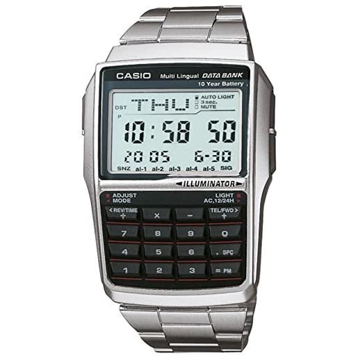 Casio orologio digitale uomo con cinturino in acciaio inox dbc-32d-1aes