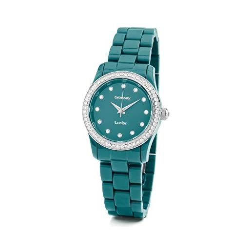Brosway watches - orologio donna t-color mini verde ottanio wtc38