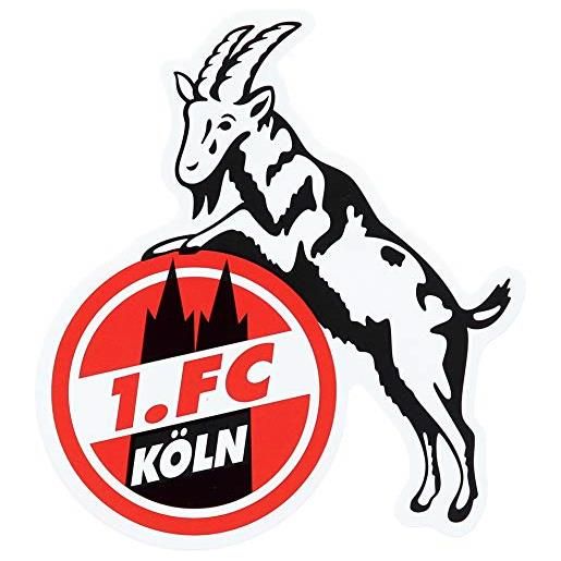 1. FC Köln adesivo geißbock, 15 cm
