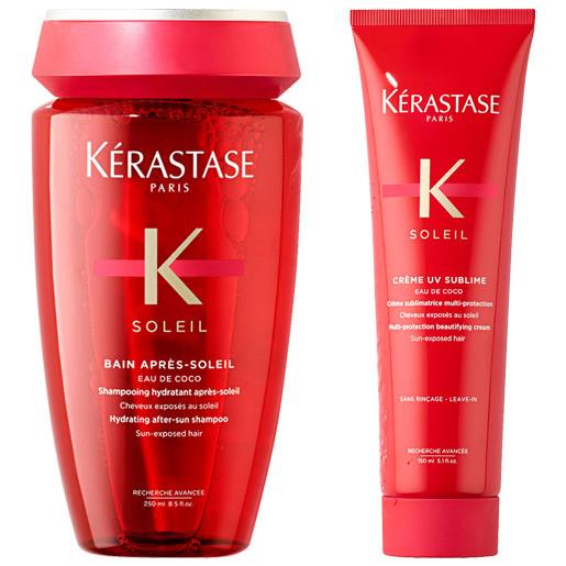 Kérastase kit Kérastase soleil shampoo bain après-soleil 250ml + leave in crème uv sublime 150ml