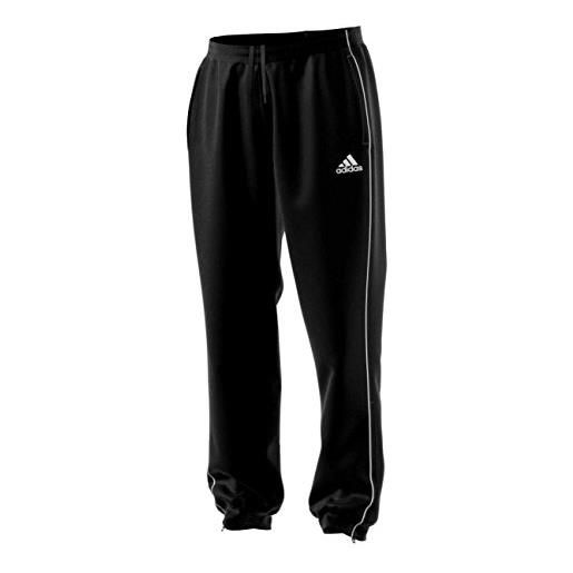 adidas core18 rain pants, pantaloni sportivi. Uomo, black/white, s