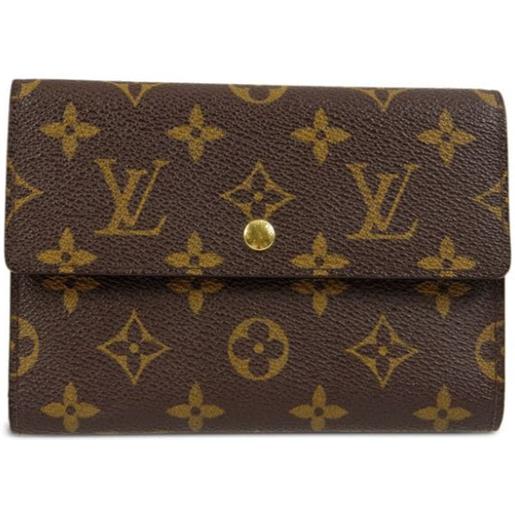 Louis Vuitton Pre-Owned - portafoglio etui papier 2004 - donna - tela - taglia unica - marrone