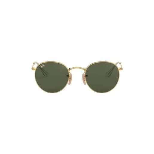 Ray-Ban 0rb3447n 001 50 montature, oro (arista/crystal green), uomo