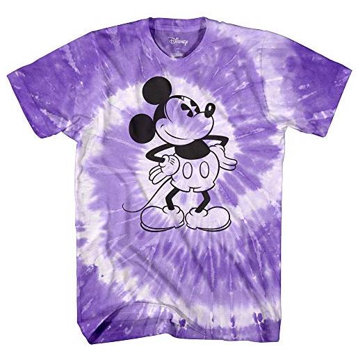 Disney mickey mouse attitude tie dye classic vintage Disneyland world mens adult graphic tee t-shirt apparel