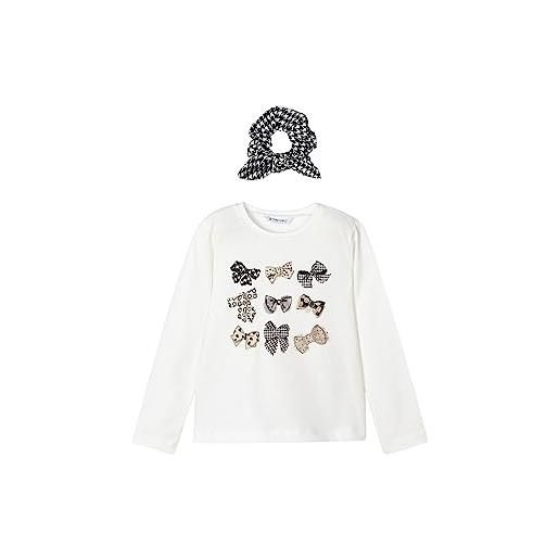 Mayoral maglietta m/c elastico per bambine e ragazze crd-negro 6 anni (116cm)