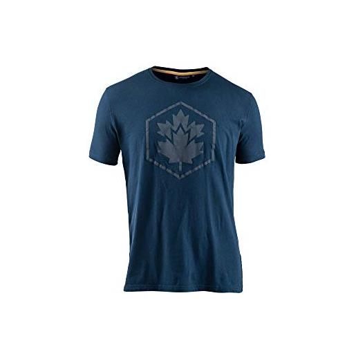 Lumberjack maglia uomo sportiva t-shirt uomo sportiva mezze maniche (xl/52, blu)