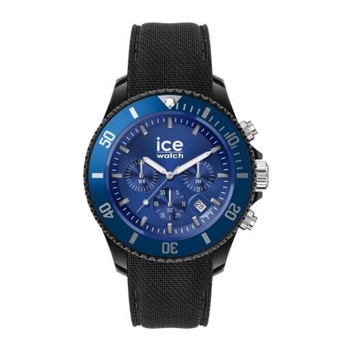 Ice-watch - ice chrono black blue - orologio nero da uomocon cinturino in silicone - chrono - 020623 (large)