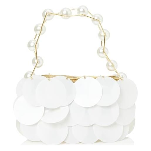 myMo at night borsa a mano, pochette donna, bianco, einheitsgröße