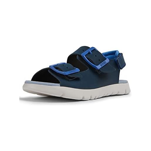 Camper oruga kids-k800429, sandali con 2 lacci, blu, 31 eu