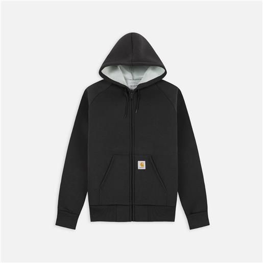 Carhartt WIP car-lux hooded jacket black/grey uomo