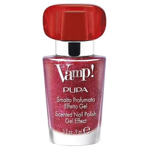 Pupa vamp!Smalto profumato effetto gel sparkling edition - 207 twinkle ruby