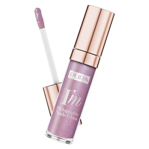 Pupa i'm holographic nude gloss - 002 pink surprise