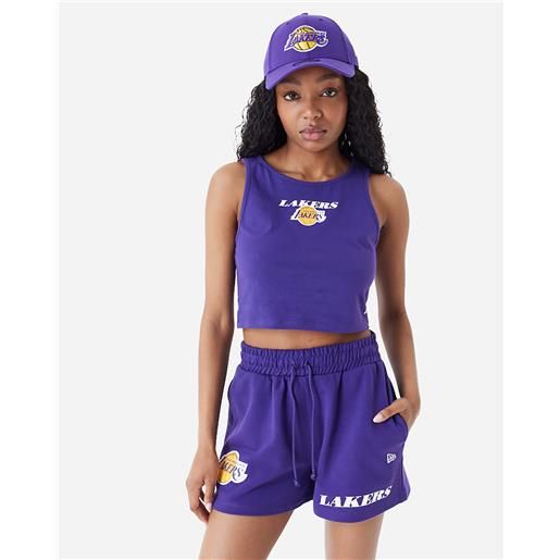 New era crop los angeles lakers w - canotta - donna