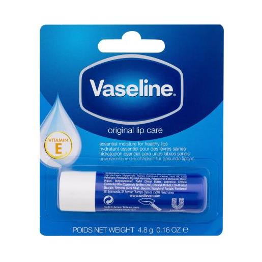 Vaseline original lip care balsamo labbra idratante con vitamina e 4.8 g