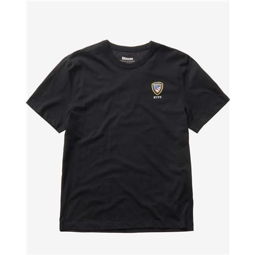 Blauer t-shirt Blauer con scudo a colori s / nero
