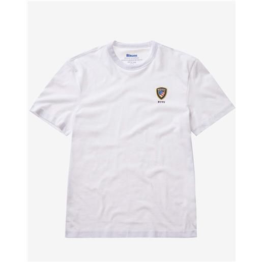 Blauer t-shirt Blauer con scudo a colori s / bianco