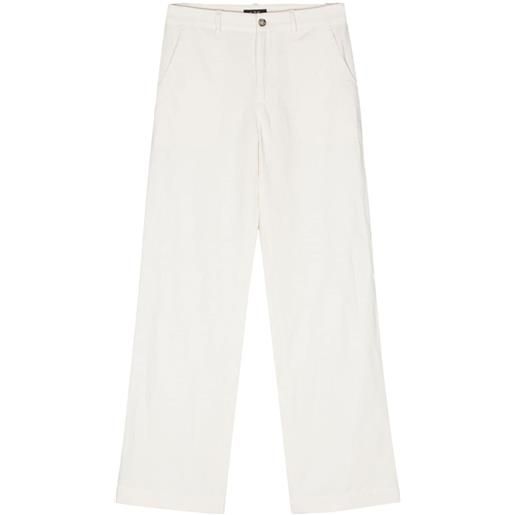 A.P.C. seaside straight trousers - bianco