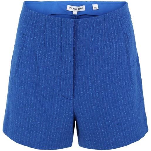 Veronica Beard shorts jazmin in tweed - blu