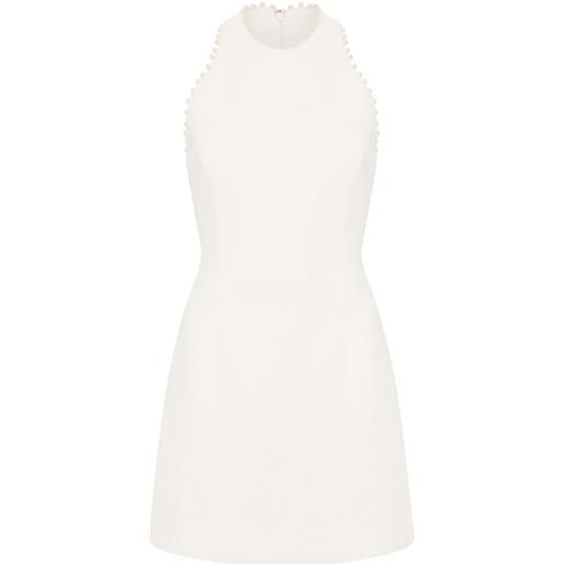 Rebecca Vallance abito therese corto con decorazione - bianco