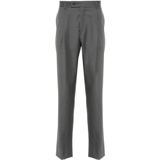 Caruso pantaloni con pieghe - grigio