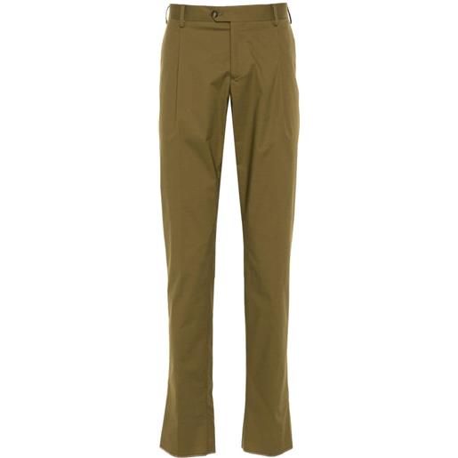 Lardini pantaloni sartoriali con pieghe - verde