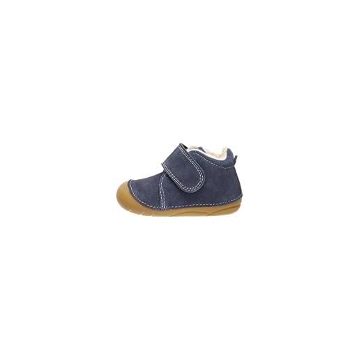 Lurchi fonsi, scarpe da ginnastica unisex-bimbi 0-24, blu navy, 22 eu