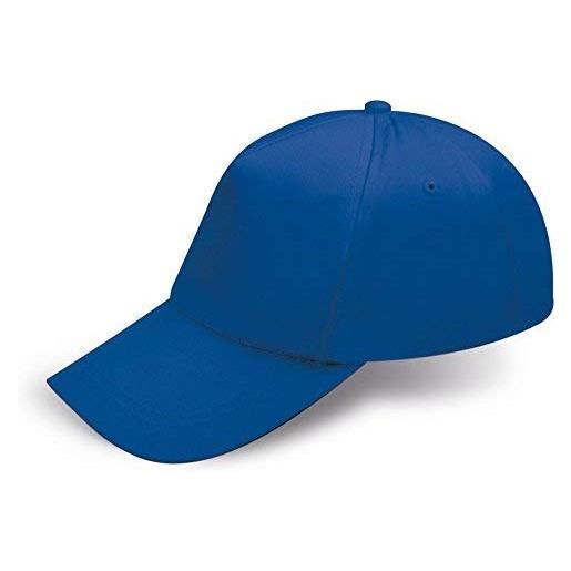 Publilancio srl 15x cappellino da bambino vari colori per gite feste party scuole vacanze e altro gadget (blu)