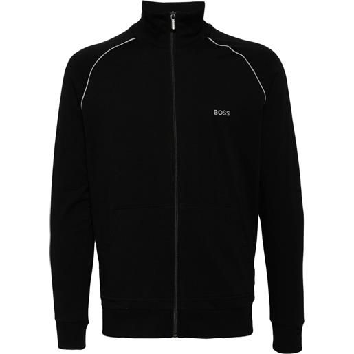 BOSS giacca sportiva con ricamo - nero