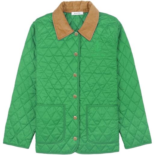 Sporty & Rich vendome quilted jacket - verde