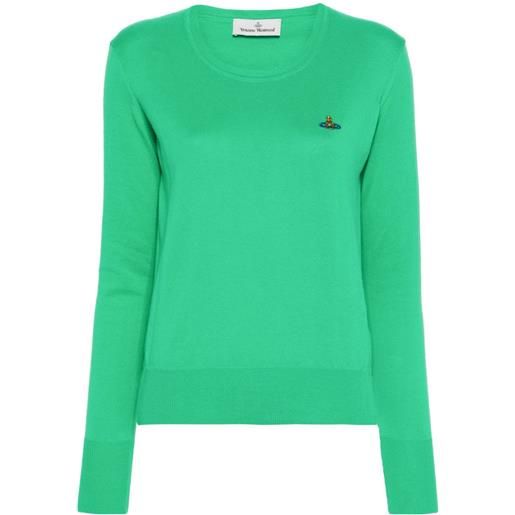 Vivienne Westwood bea fine-knit jumper - verde