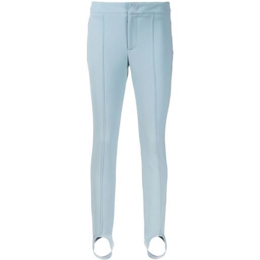 Moncler Grenoble pantaloni con staffa - blu