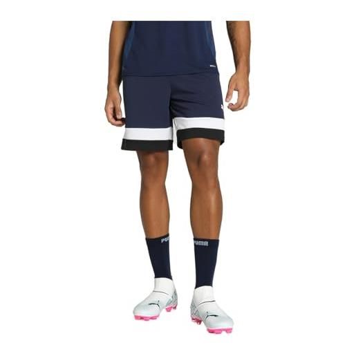 PUMA teamfinal shorts - pantaloncini in tessuto adulti unisex, PUMA navy-PUMA white-persian blue, 705743