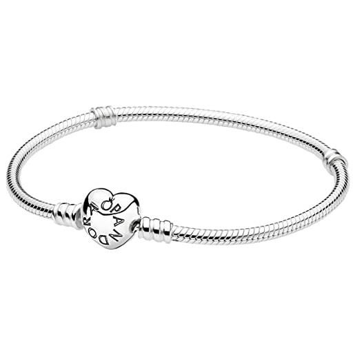 Pandora bracciale con charm donna argento 925_argento - 590719-20