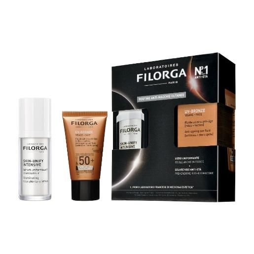 Filorga cofanetto solare skin unify + bronze face 30+40mlml