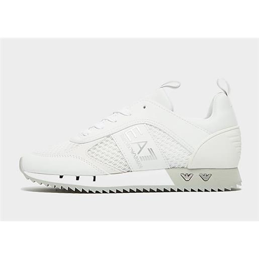 Emporio Armani EA7 b&w mesh run donna, white