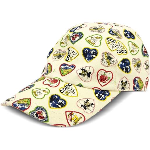 CHANEL Pre-Owned - cappello valentine anni '90-2000 - donna - cotone - taglia unica - toni neutri