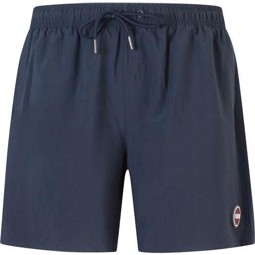 COLMAR shorts mare blu con mini logo per uomo