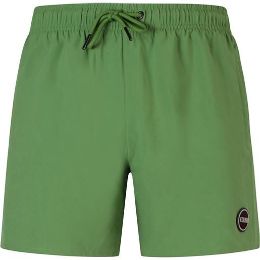 COLMAR shorts mare verde con mini logo per uomo