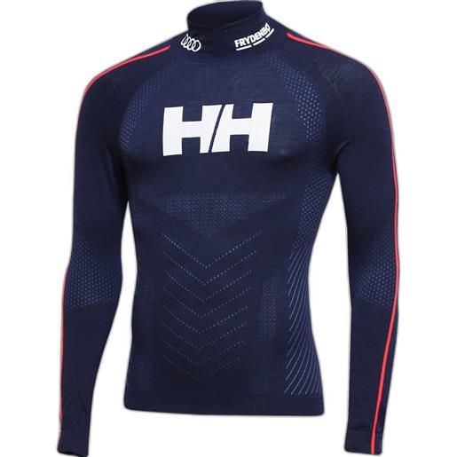 Helly Hansen h1 pro lifa merino race top sweatshirt blu l uomo