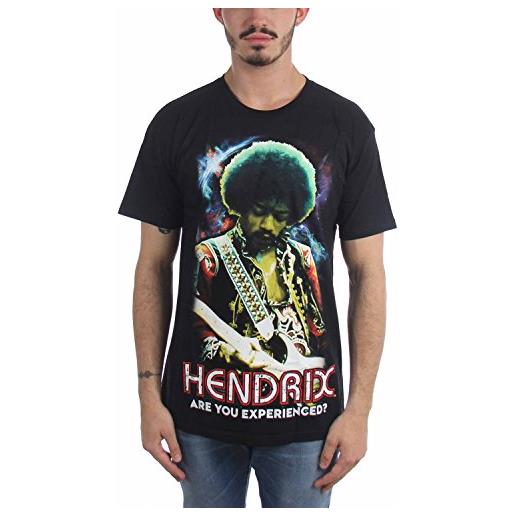 Jimi Hendrix - maglietta da uomo galaxy experience nero m